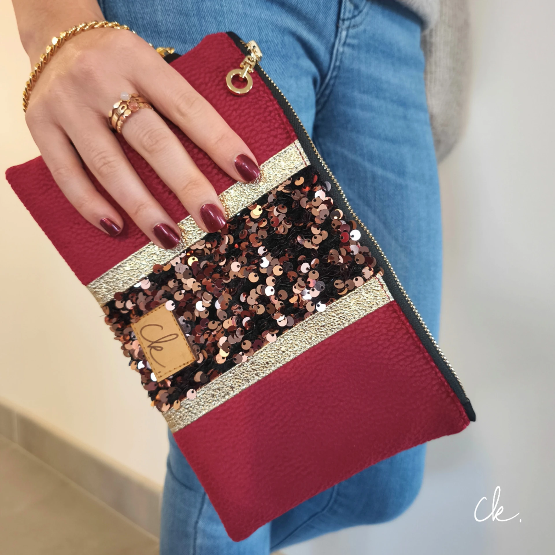 Pochette Belisama Rouge Pochette Belisama Rouge