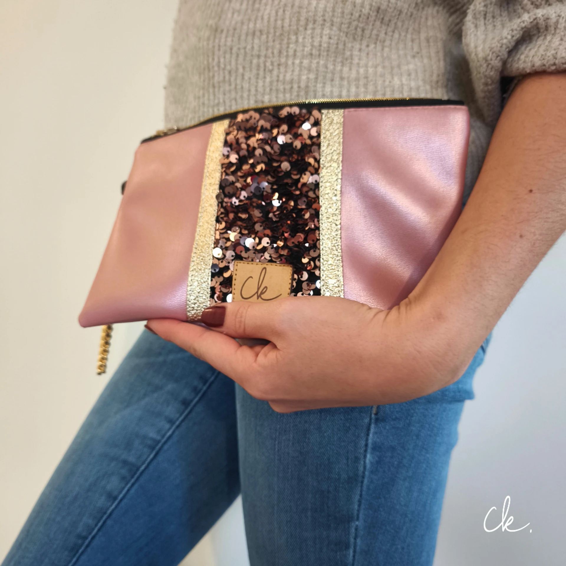 Pochette Belisama rose Pochette Belisama rose